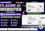 convert claude ai website into editable elementor pro wordpress